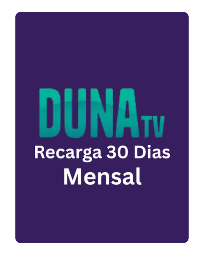 Gift Card - Duna TV 30 Dias